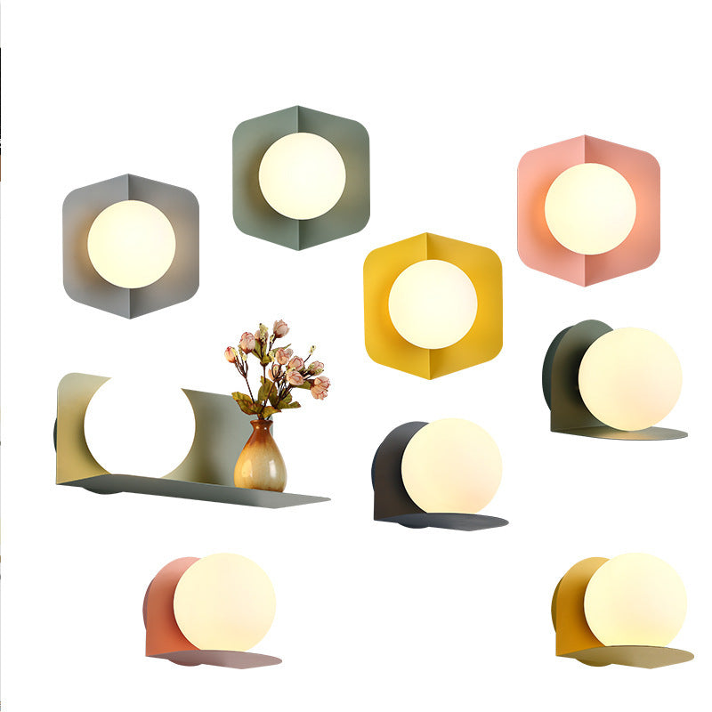 Color Macaron Corridor Aisle LED Wall Light for Corridor & Hallway