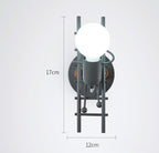Retro LED Stair Wall Light Wrought Iron Creative Lamp