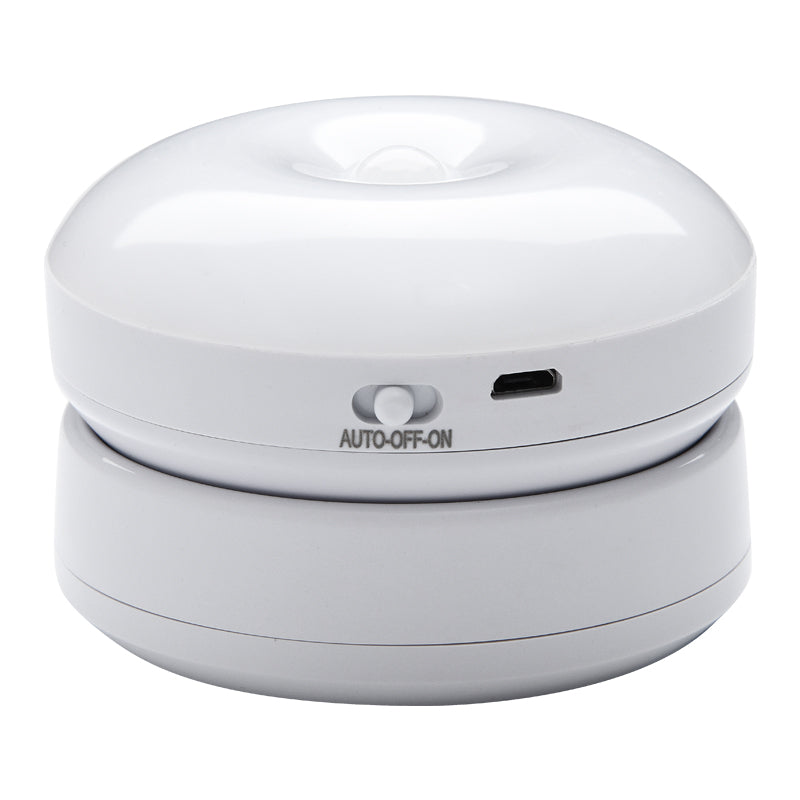 Rotating Motion Sensor Night Light LED Wardrobe Lamp White