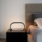 Oval Acrylic Night Lamp USB Touch Dimmable LED