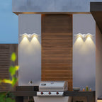 Outdoor LED Doorplate Wall Lamp, Die-Cast Aluminum, 220V
