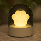 Cat Paw Night Light Music Box USB Rechargeable