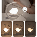 Multi-Color Bird Lamp and Stepless Dimming White