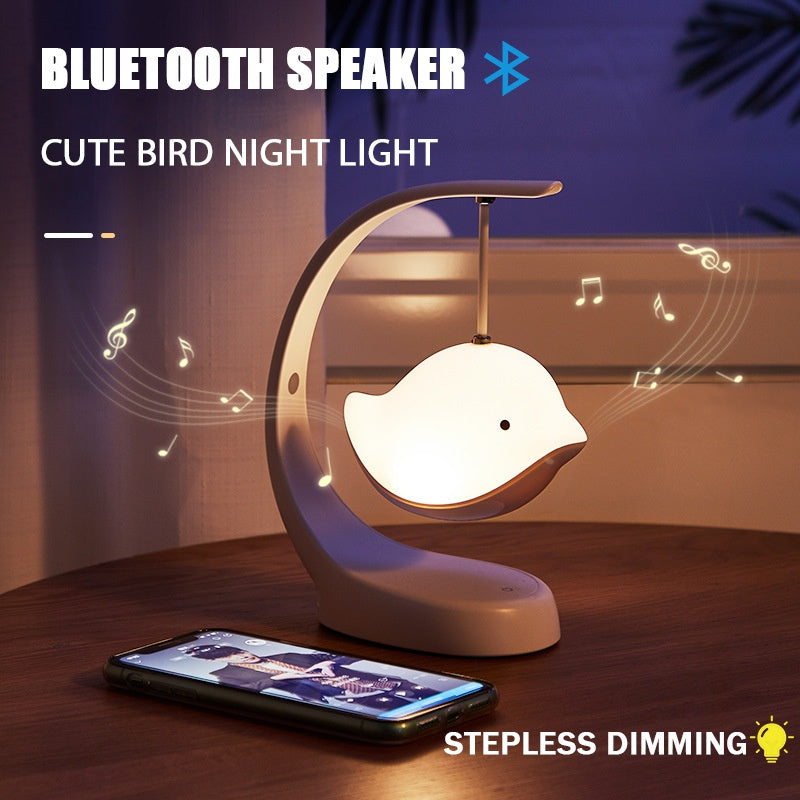 Multi-Color  Bird Lamp and Stepless Dimming White | USB Baby Sound Machine