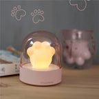 Cat Paw Night Light Music Box USB Rechargeable