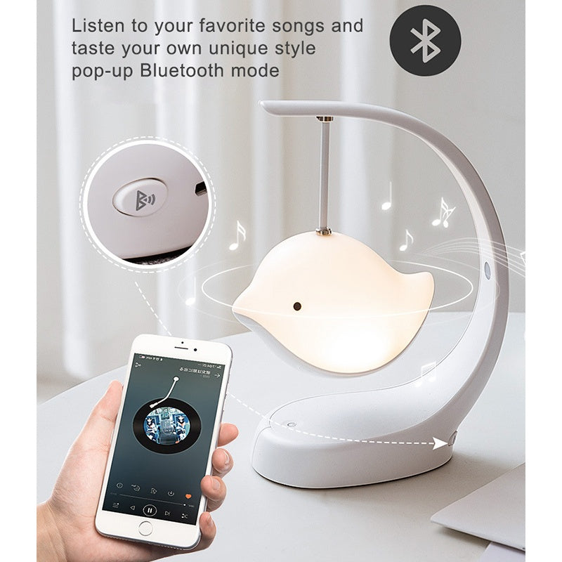 Multi-Color  Bird Lamp and Stepless Dimming White | USB Baby Sound Machine