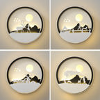Minimalist Wall Lamp Creative Background For Modern Bedroom