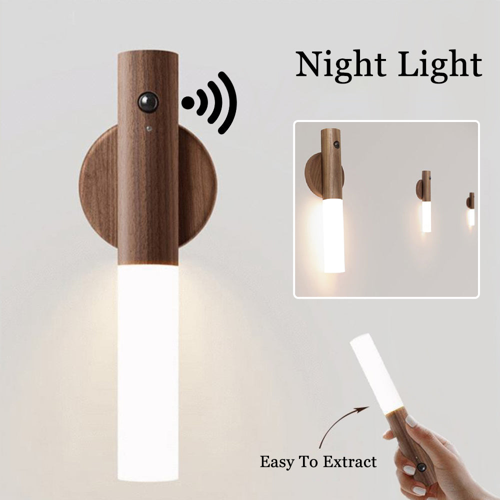 Motion Sensor Wall Light Cabinet Lamp USB Rechargeable