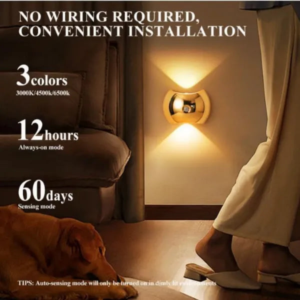 Motion Sensor Wall Light Set Magnetic Rechargeable LED
