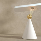 Geometric Reading Table Lamp Magnetic Wireless LED - White