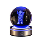 crystal ball night lamp astronaut