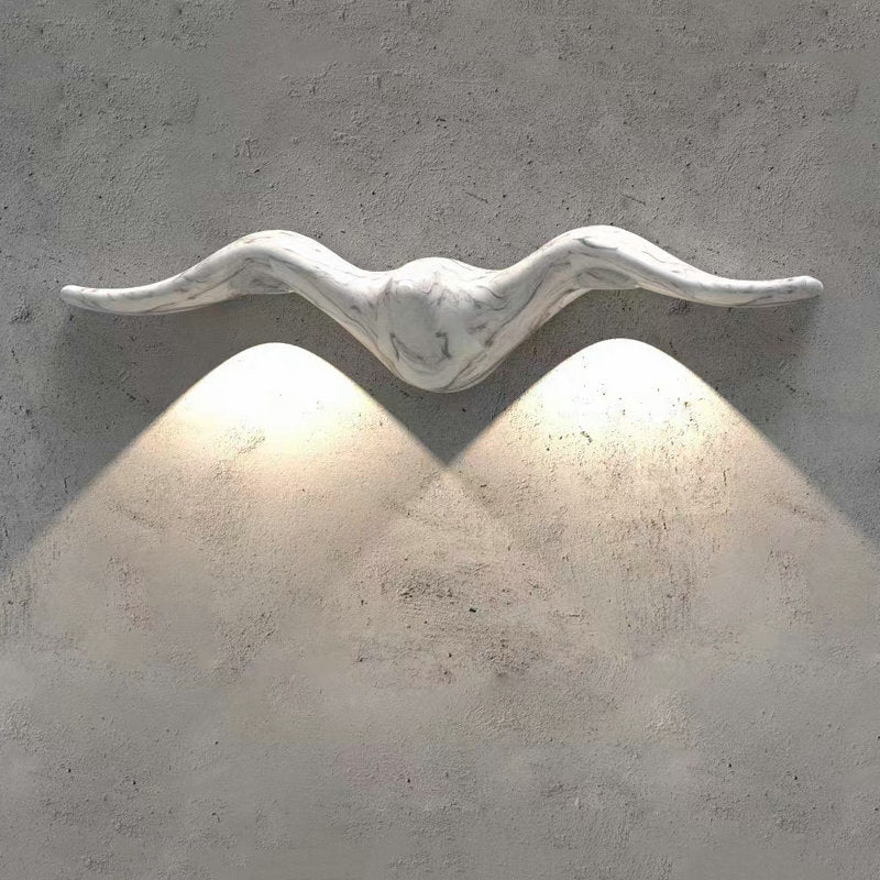  doorplate lamp outdoor white marble