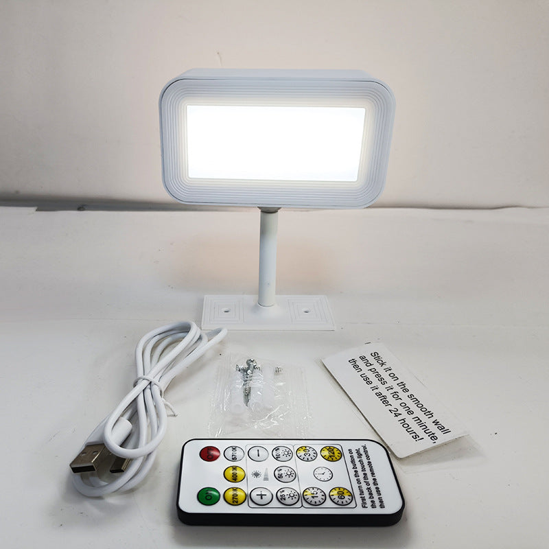 double-sided bedside lamp white 3color remote control