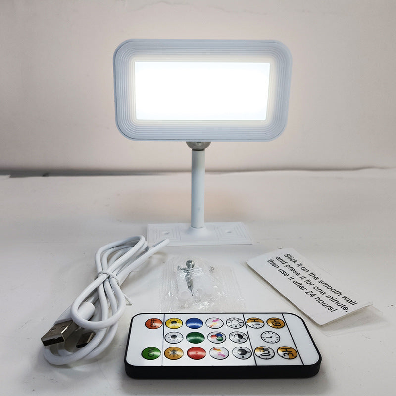 double-sided bedside lamp white RGB remote control
