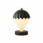 hot air balloon table lamp black