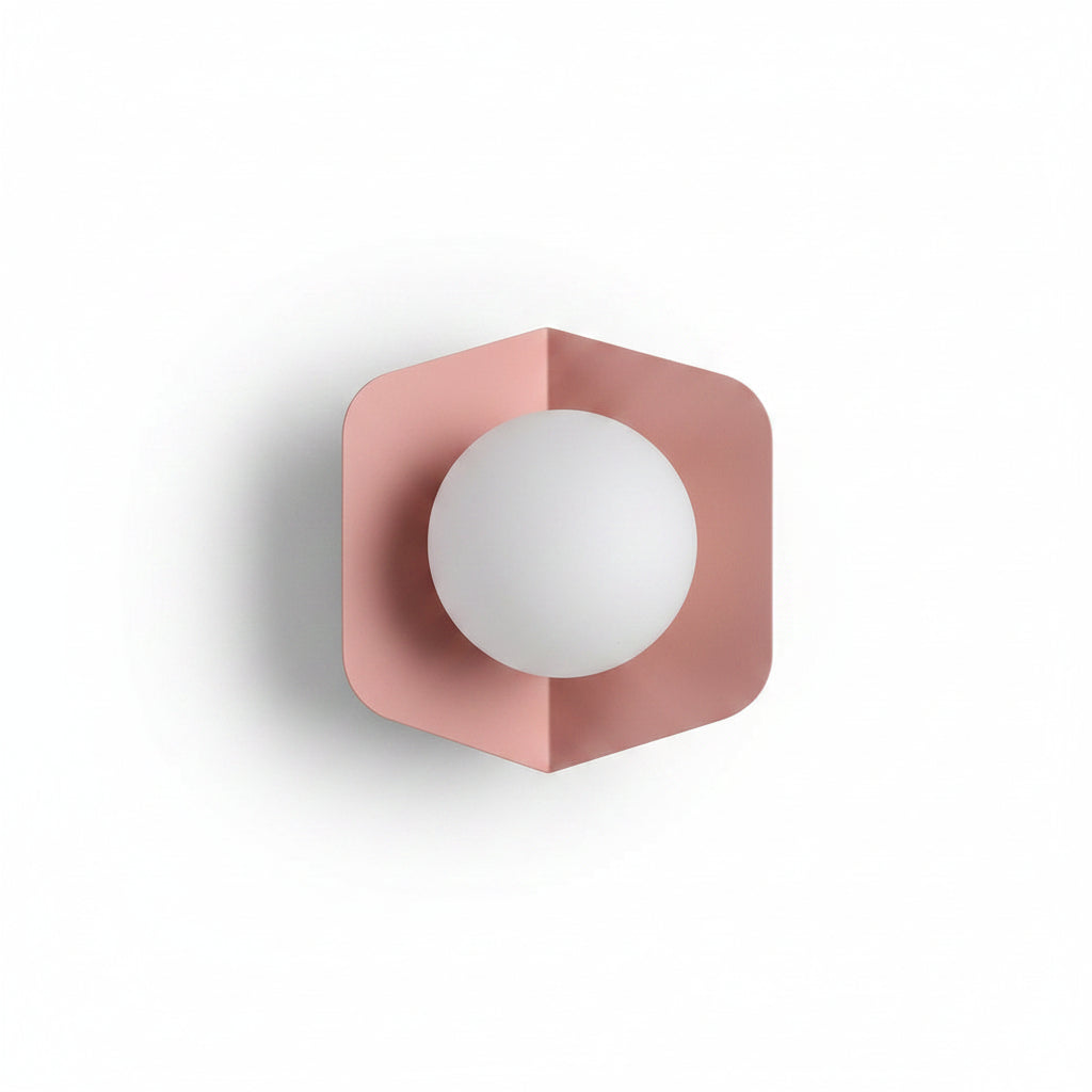 macaron corridor aisle wall lamp pink