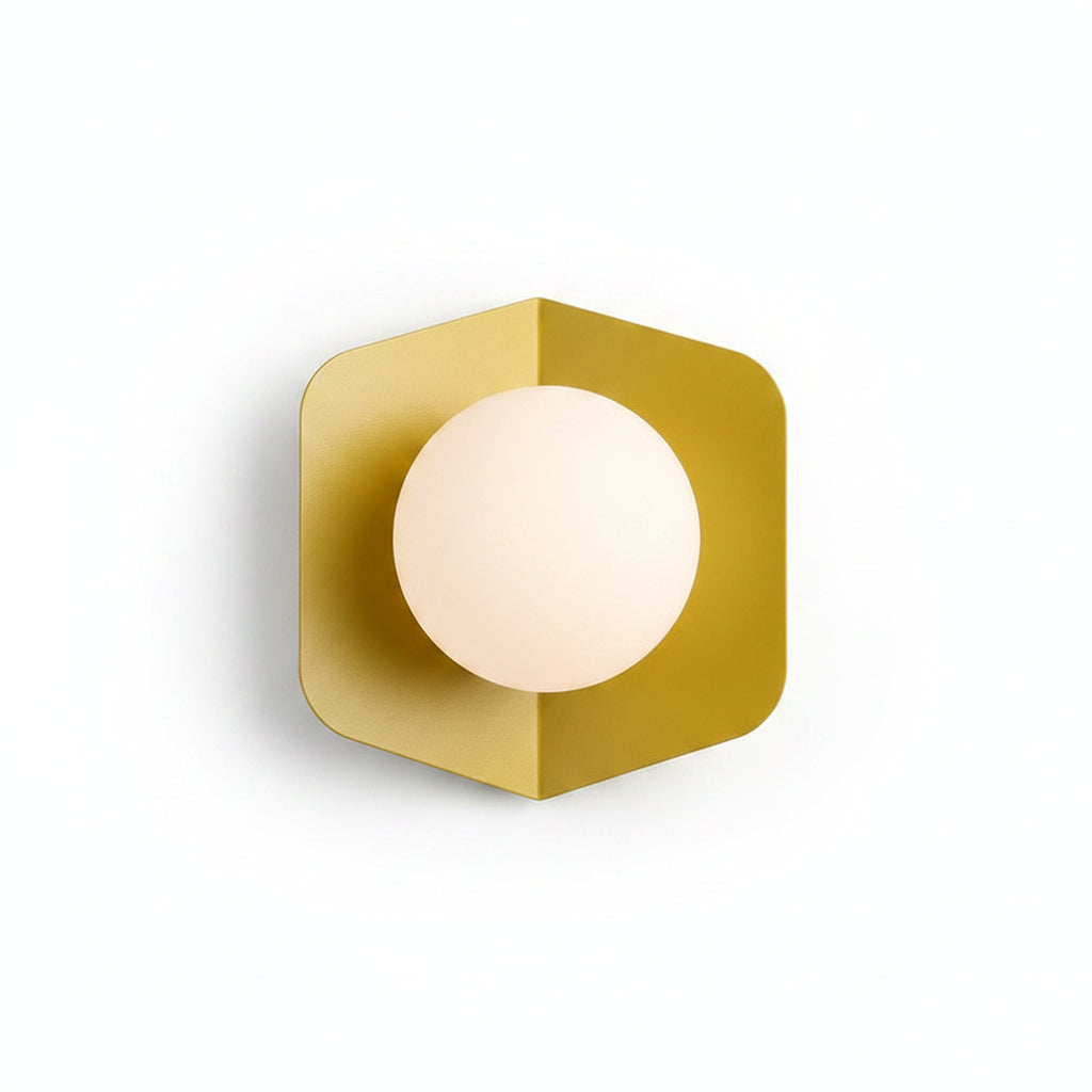 macaron corridor aisle wall lamp yellow
