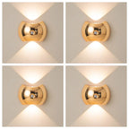 magnetic motion sensor wall light gold 4pcs