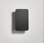 minimalist wall lamp LED brushed black
