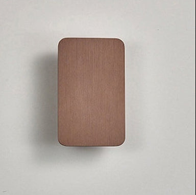 minimalist wall lamp LED brushed coffee