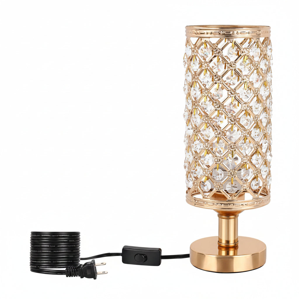 modern crystal table lamp