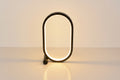  oval acrylic night lamp black