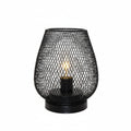 retro iron art table lamp black 2pcs